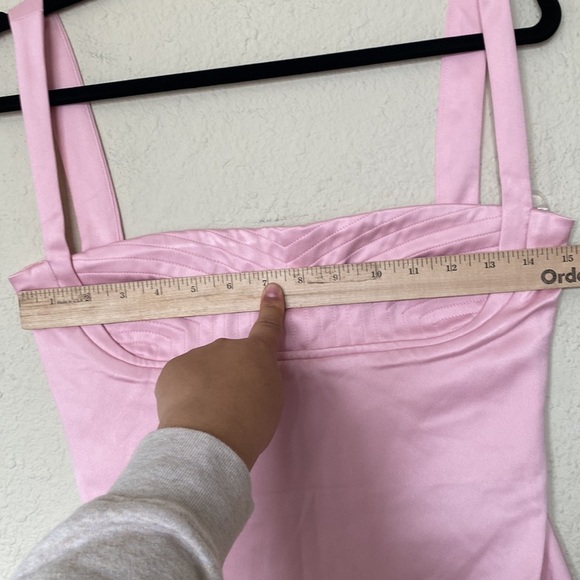 HOUSE OF CB 'Kara' Pink Quartz Mini Dress NWOT size Small - Picture 6 of 16